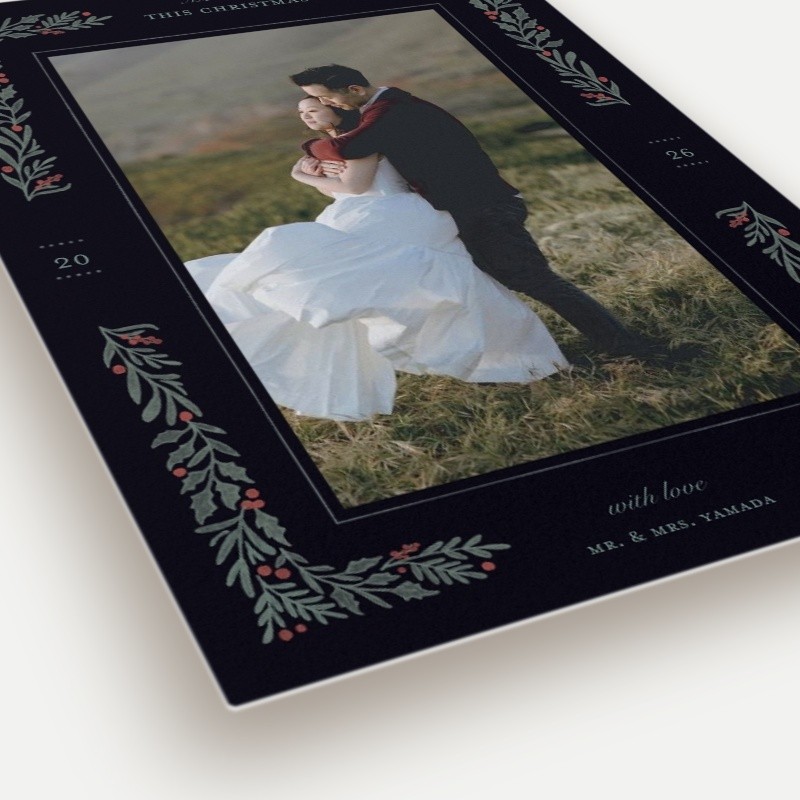 Holly Union Holiday Card
