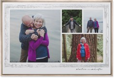 Brushed Border Collage Of Four