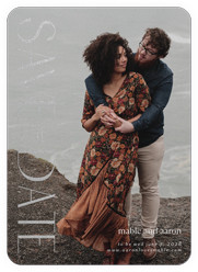 Upright Headline 5x7 Foil Stamped