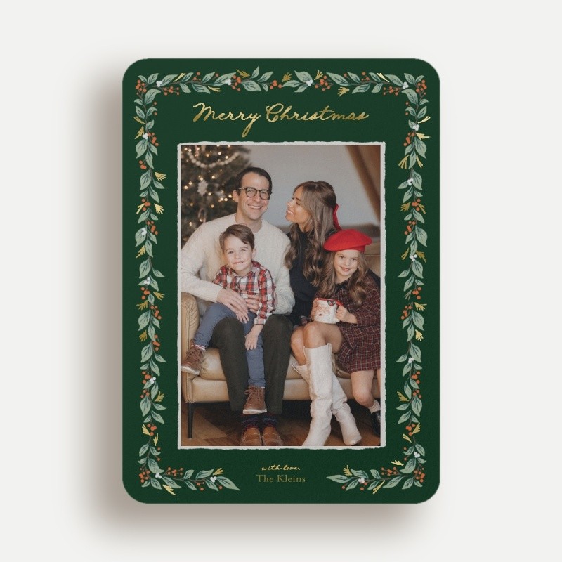 Botanical Frame Holiday Card