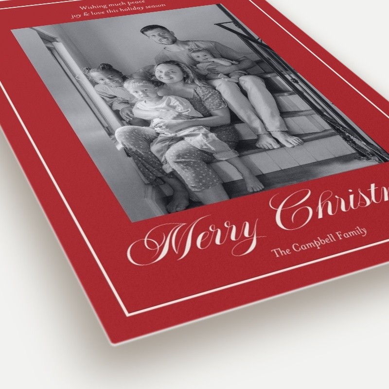 Elegant Frame Holiday Card