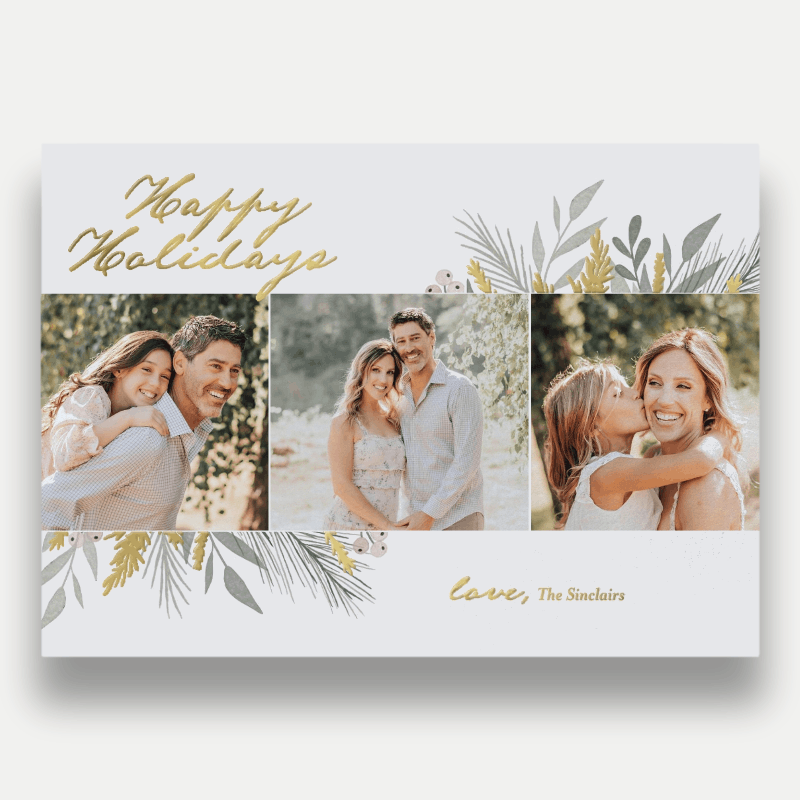Scattered Botanicals Holiday Card