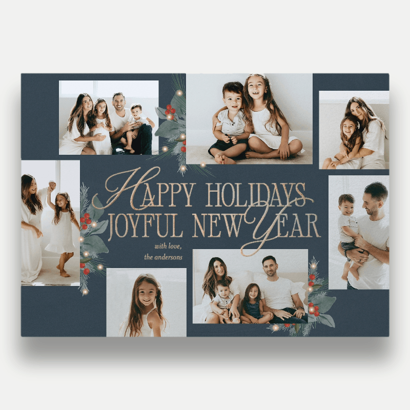 Botanical Sentiment Holiday Card