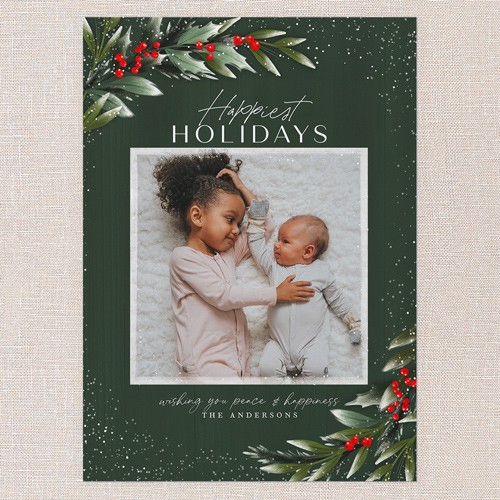 Frosty Foliage Frame