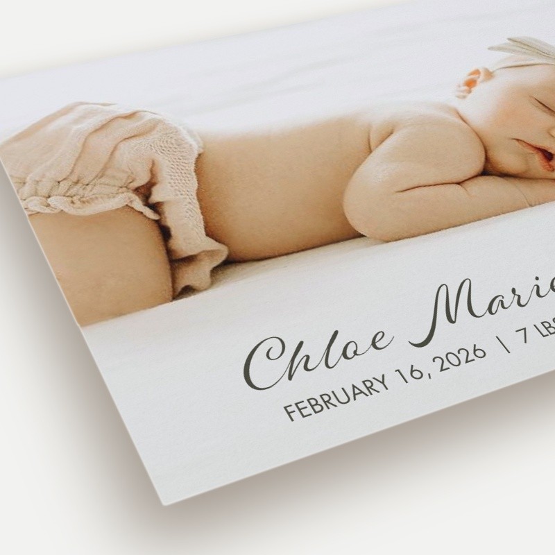 Sweetly Written Birth Announcement