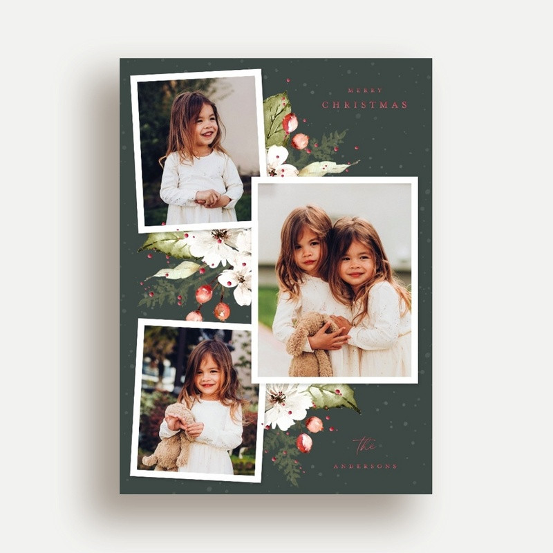 Winter Floral Frame