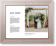 Modern and Minimal Vows