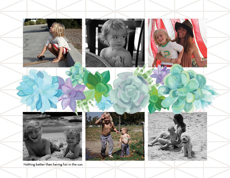 Watercolor Botanicals 8x11 undefined  Wall Calendar