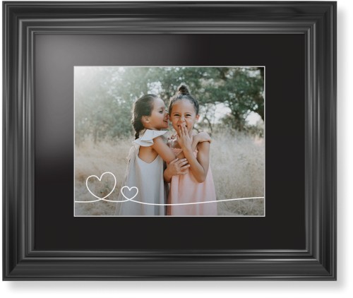 Double Heart Line Art