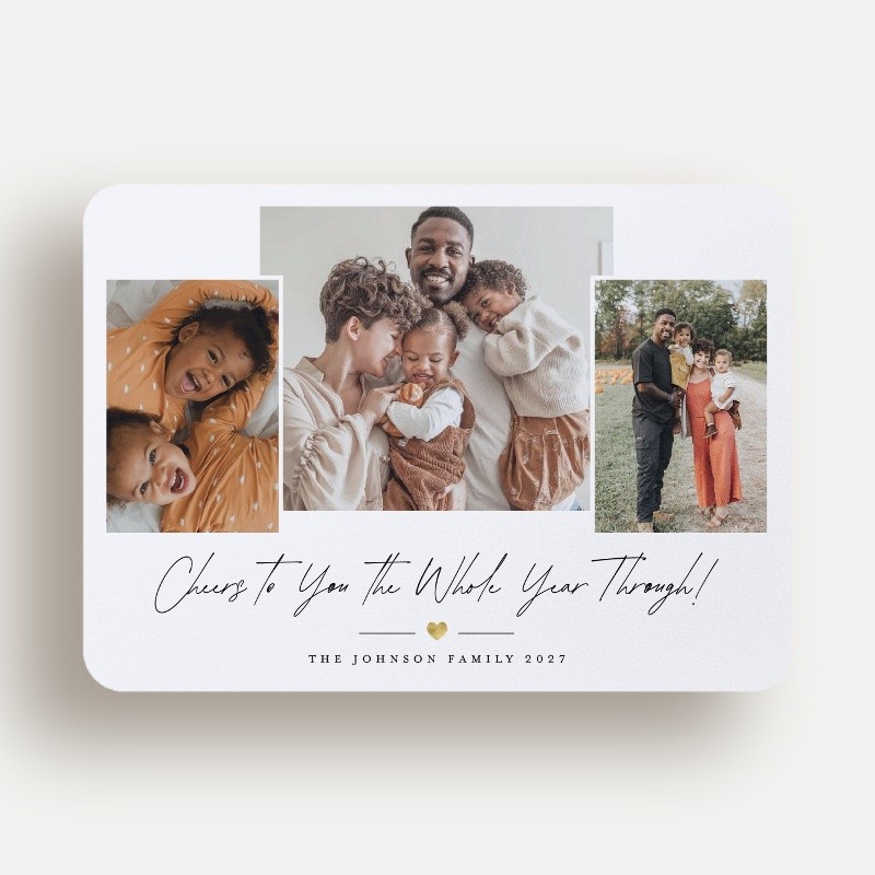 Grateful Cheer New Year's Card