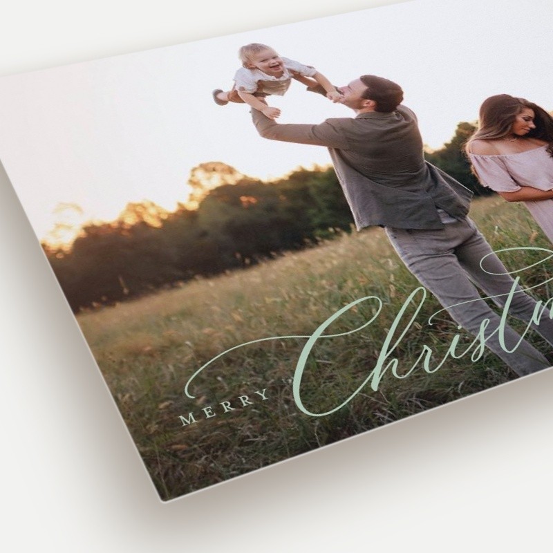Elegant Script Holiday Card