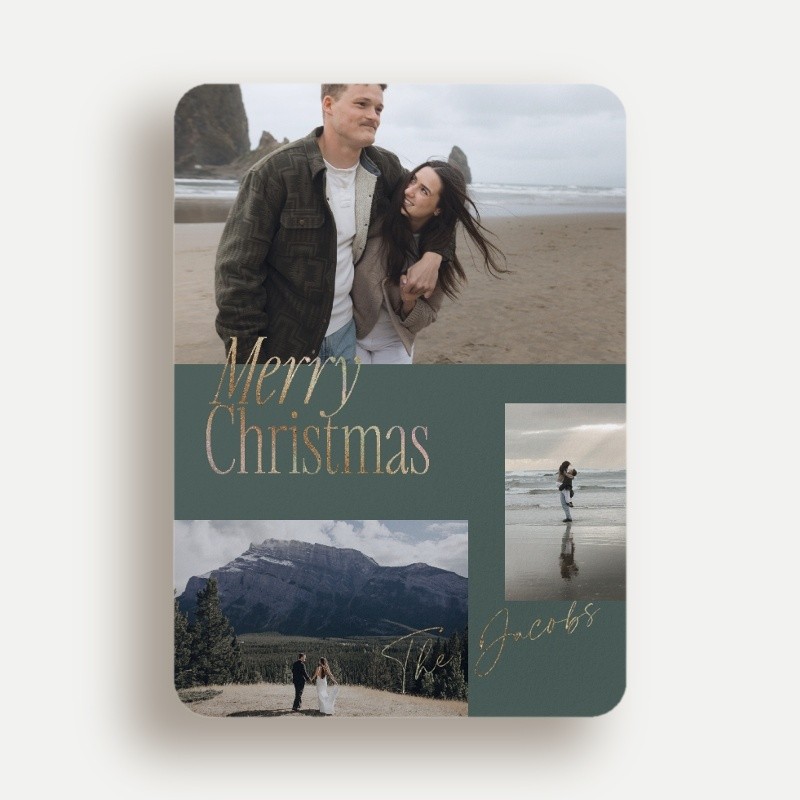 Statement Foil Holiday Card