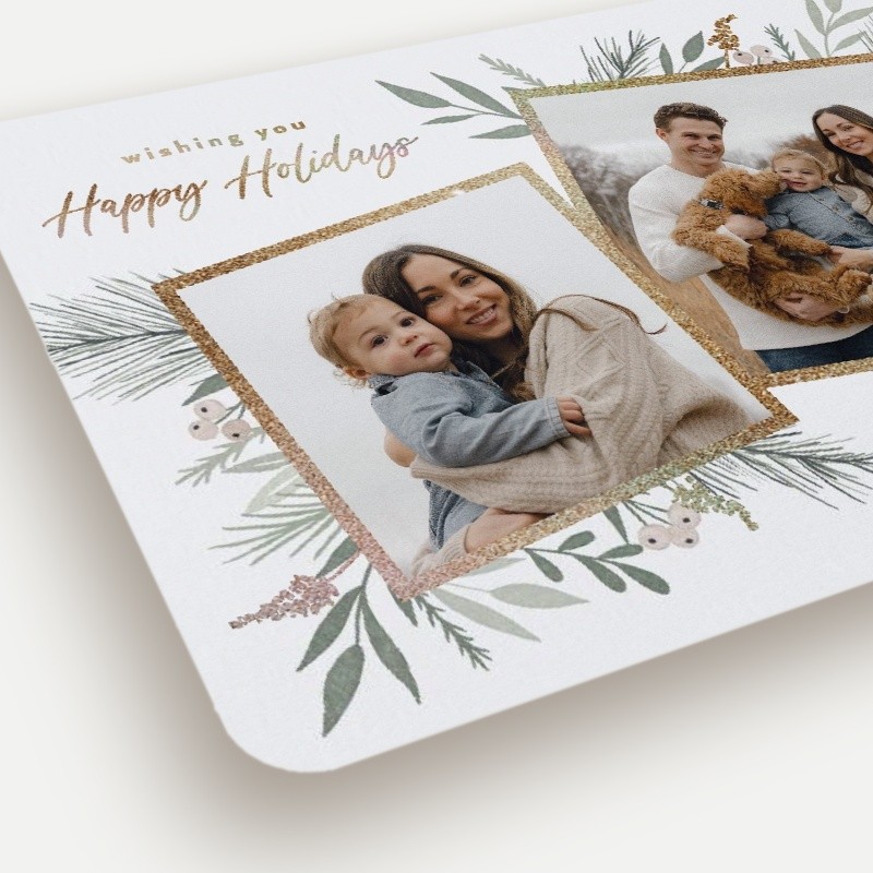 Elegant Botanicals Holiday Card