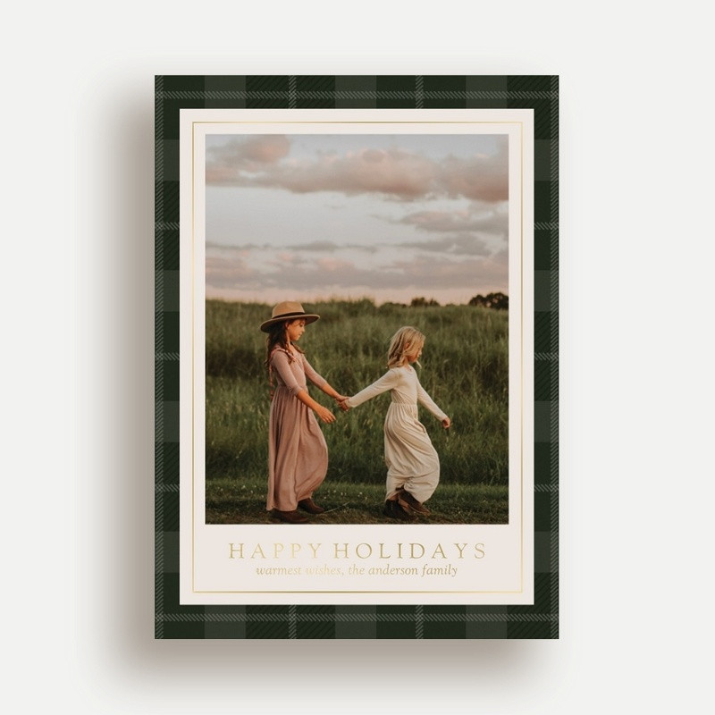 Plaid Border Wishes