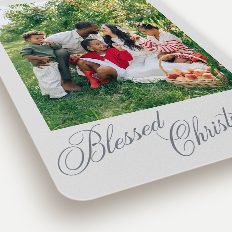 Script Collage Holiday Card