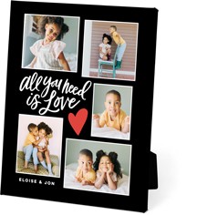 Tilted Love Script Collage