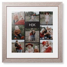 Modern Gallery Monogram of Nine