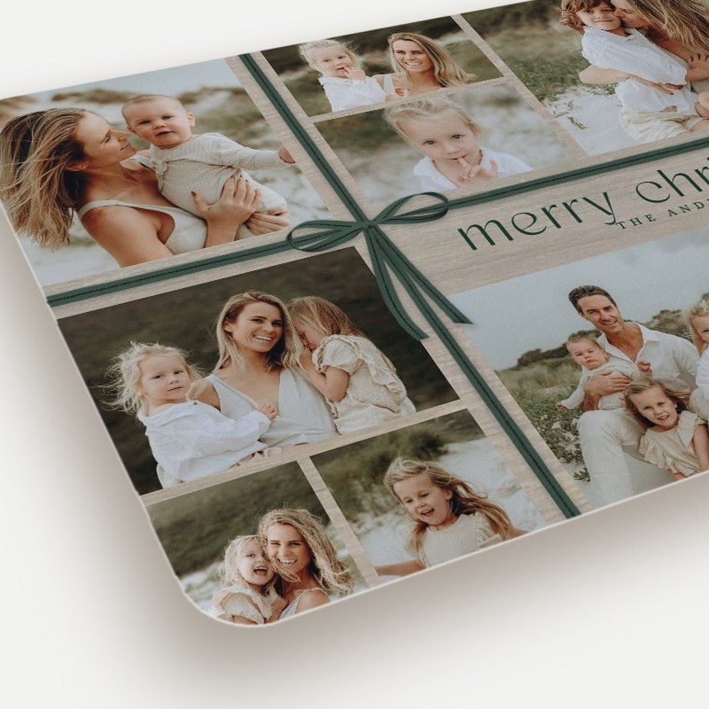 Wrapped Collage Holiday Card