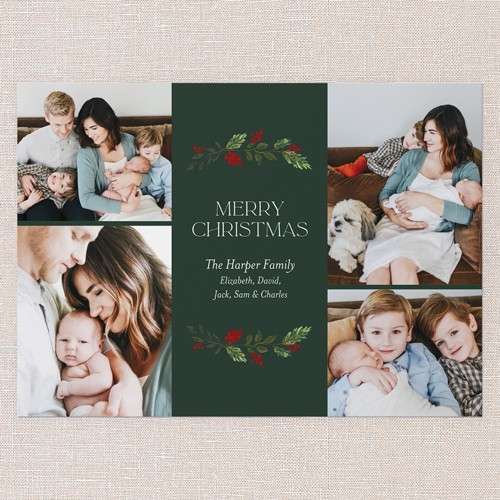 Forest Green Christmas Cards