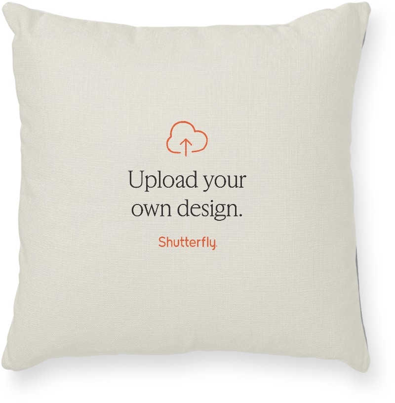 Beige Pillows With Hidden Zipper