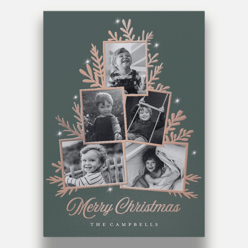 Sprig Tree Holiday Card