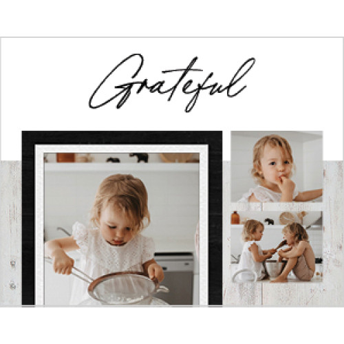 Black And White Rustic Calendar 8x11 undefined  Wall Calendar