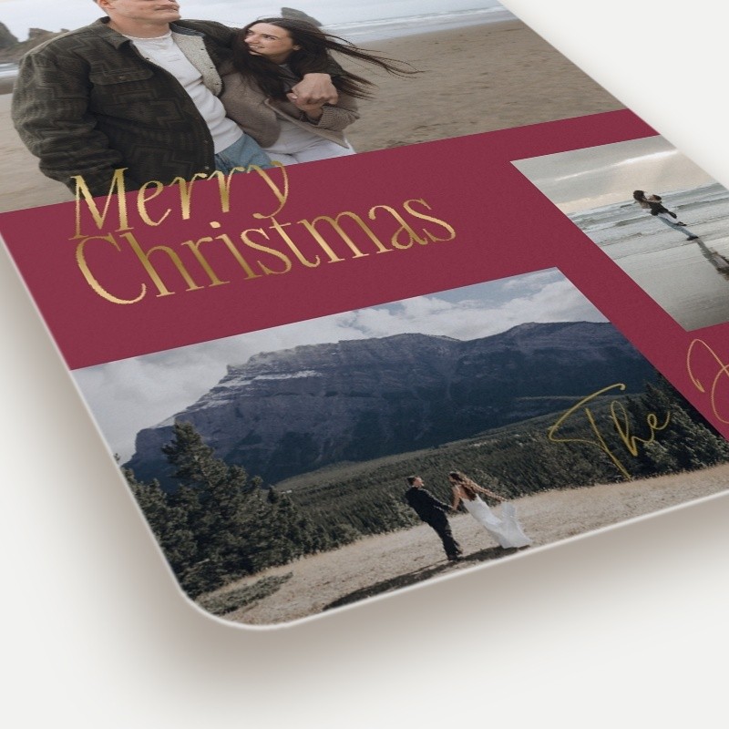 Statement Foil Holiday Card