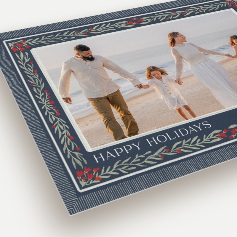Botanical Vines Holiday Card