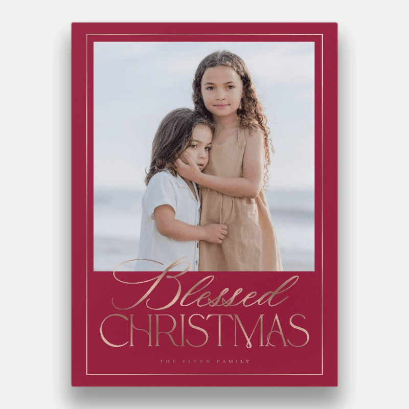Refined Collage Holiday Card