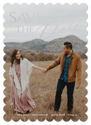 Glamorous Announcement 5x7 Foil Stamped