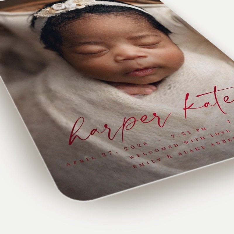 Little Welcome Birth Announcement