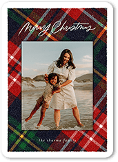 Plaid Photo Frame