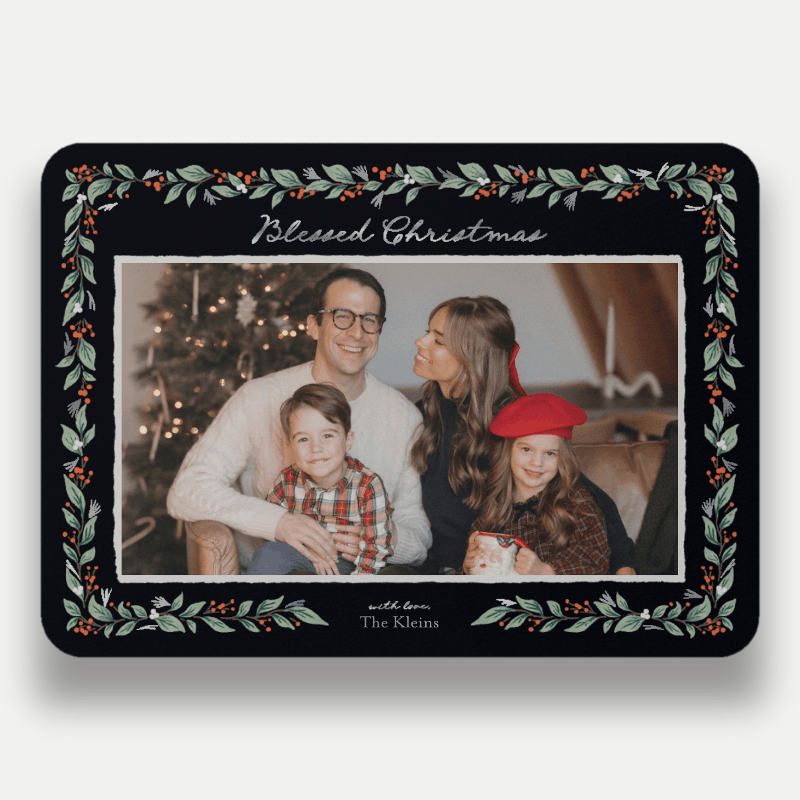 Botanical Frame Holiday Card