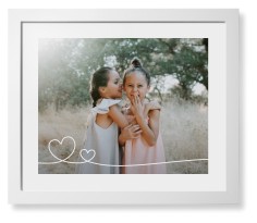 Double Heart Line Art