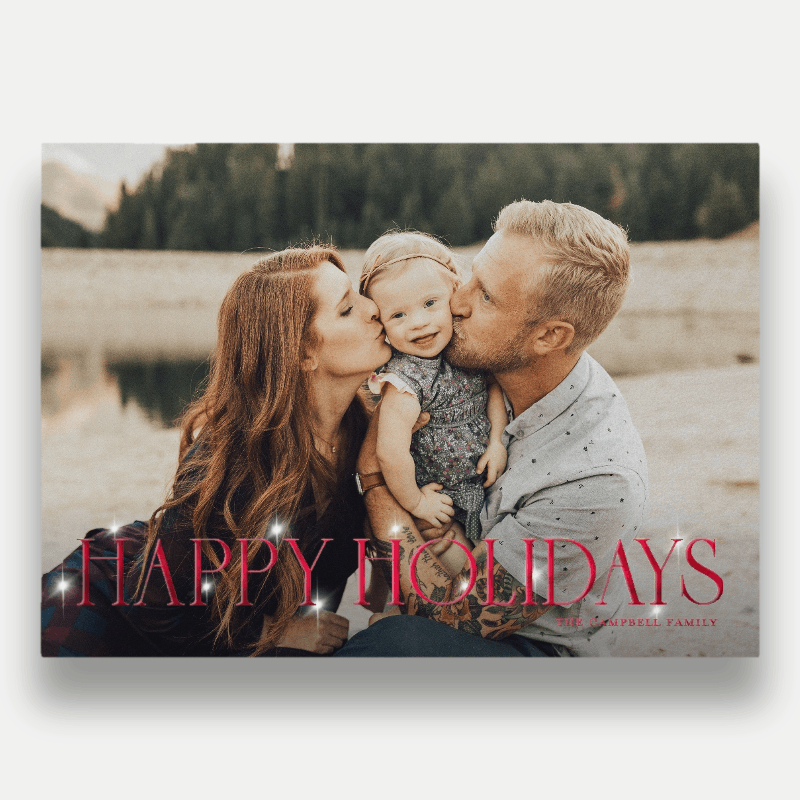 Soft Flare Holiday Card
