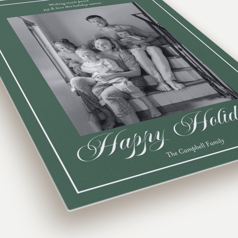Elegant Frame Holiday Card