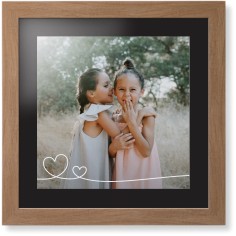 Double Heart Line Art