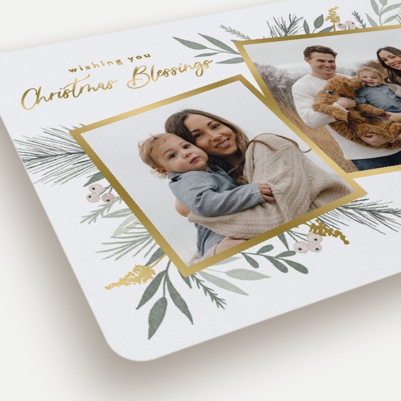 Elegant Botanicals Holiday Card