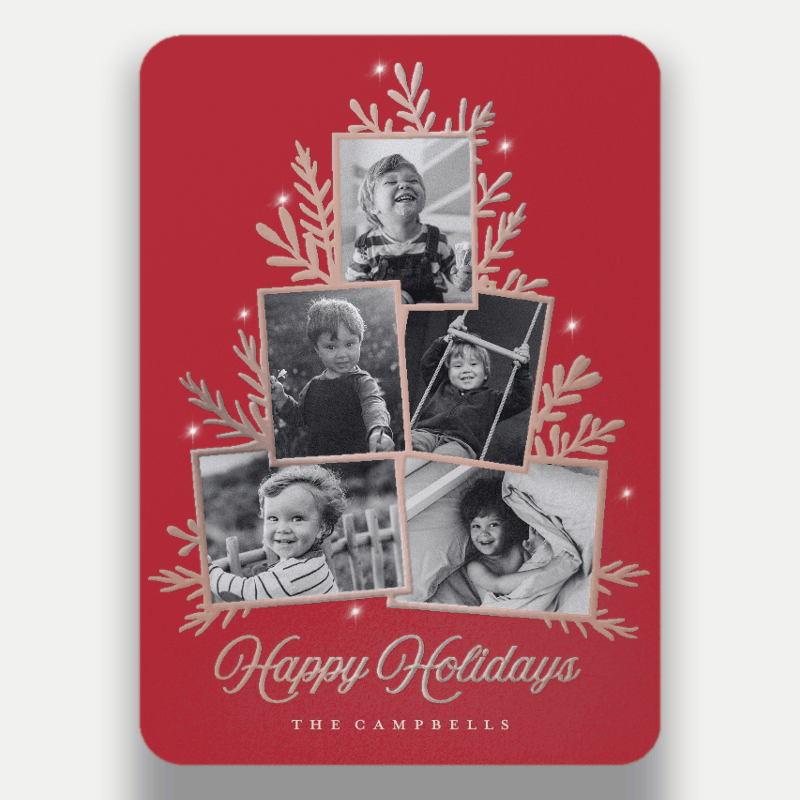 Sprig Tree Holiday Card