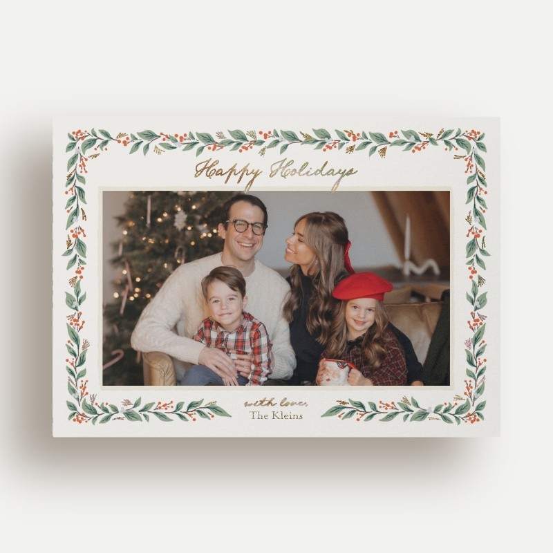 Botanical Frame Holiday Card