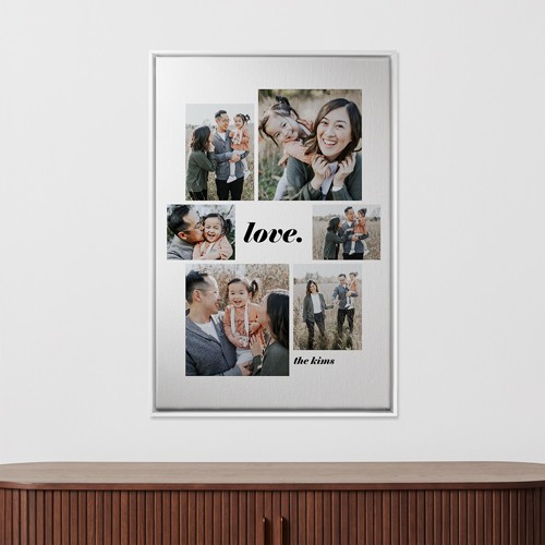 Gallery Around Text Portrait 24x36 Multicolor  Canvas Print