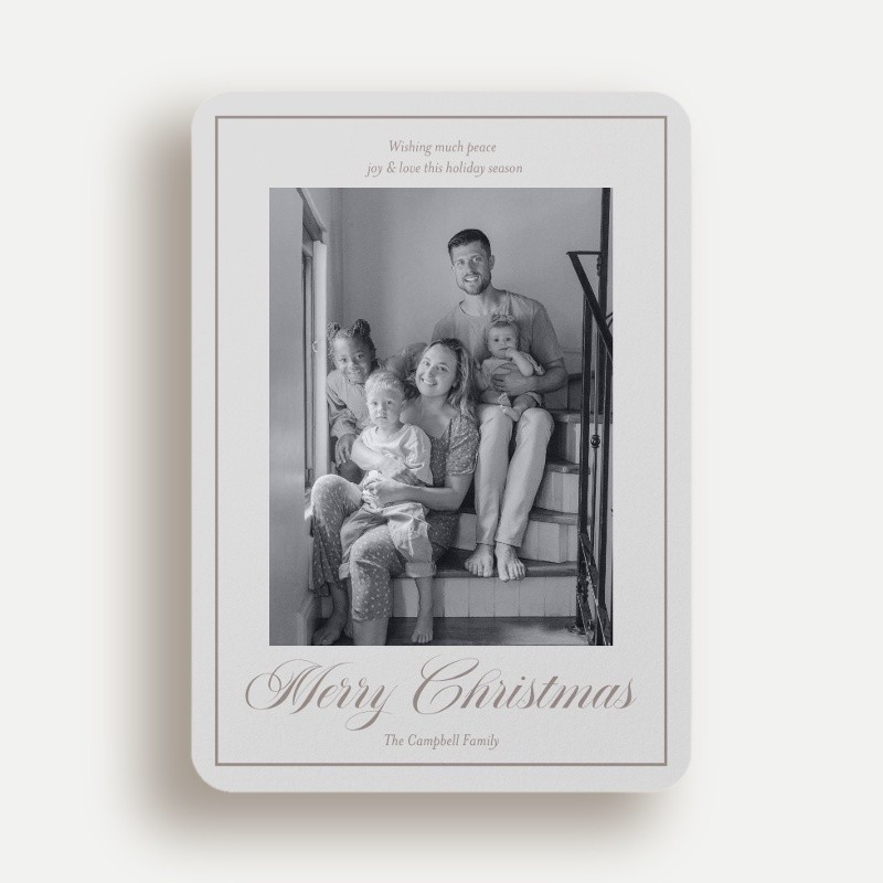 Elegant Frame Holiday Card