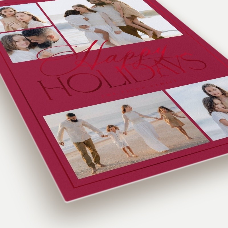 Refined Collage Holiday Card