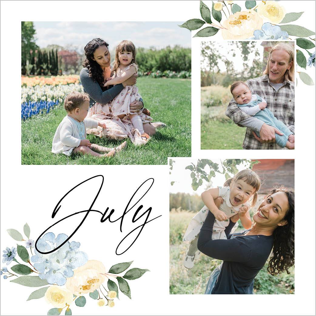 Seasonal Watercolor Florals by Kim Thoa 12x12 undefined  Wall Calendar