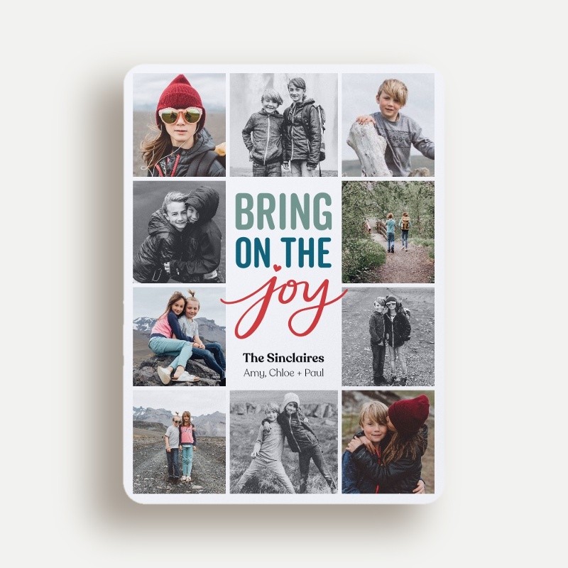 Playful Collage Holiday Card