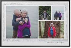 Brushed Border Collage Of Four