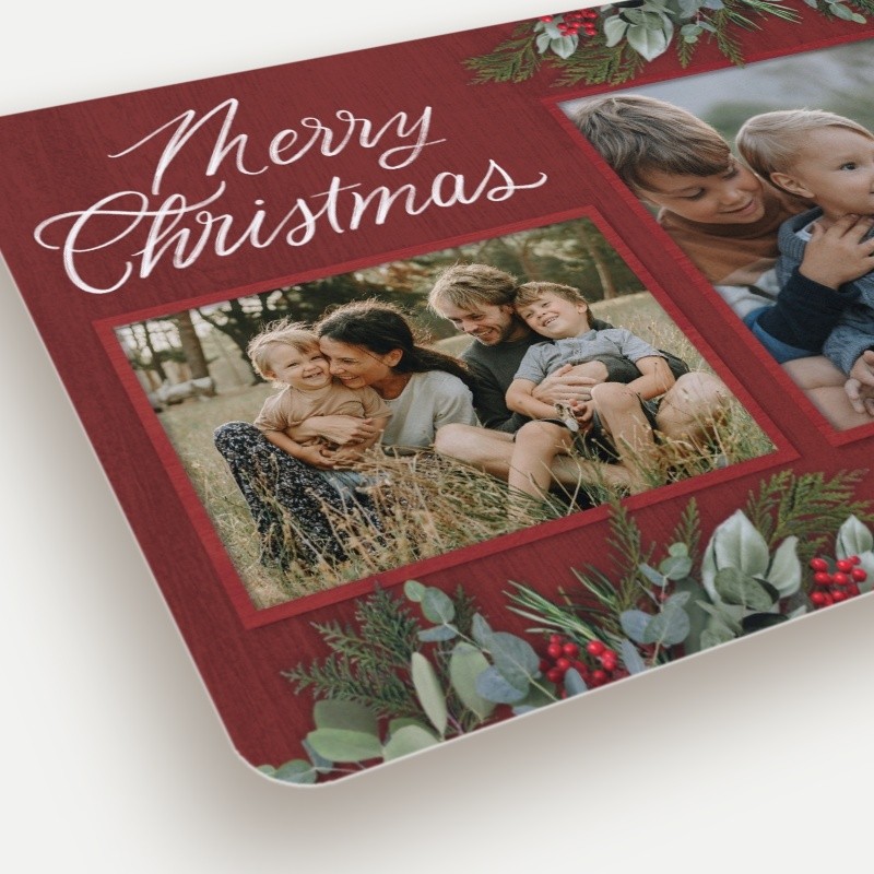 Pine Berry Holiday Card