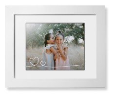 Double Heart Line Art