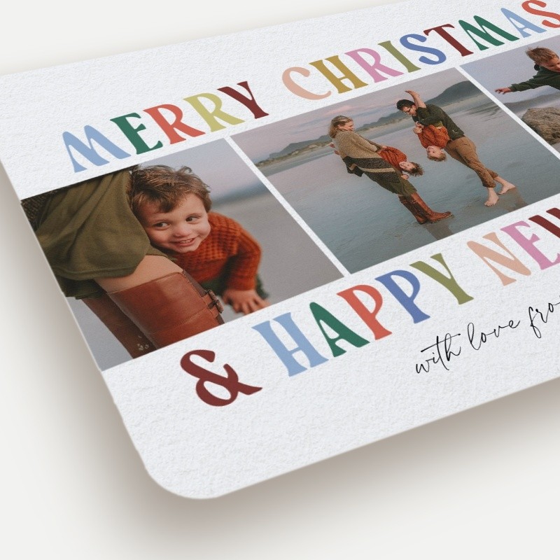 Whimsical Trio Holiday Card