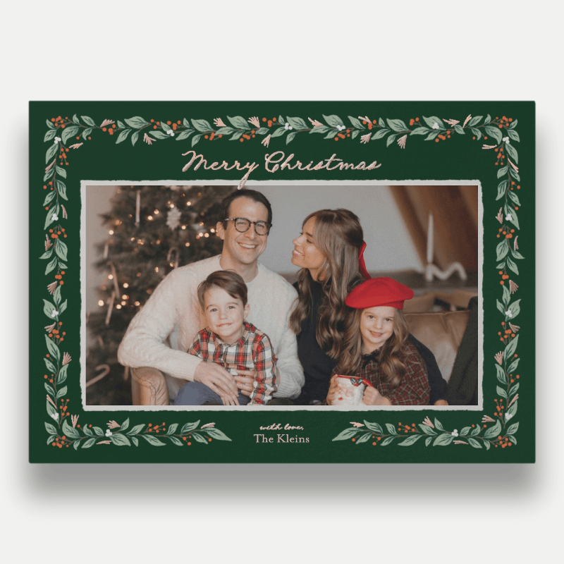 Botanical Frame Holiday Card